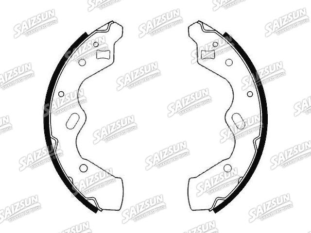 刹车蹄片 Brake Shoe Set:B1Y2-26-38ZA