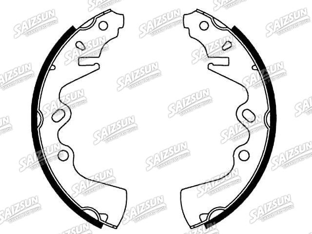刹车蹄片 Brake Shoe Set:8595-26-310