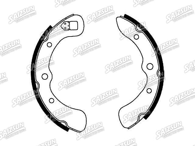 刹车蹄片 Brake Shoe Set:04495-87503-000