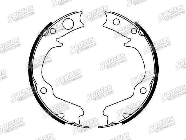 刹车蹄片 Brake Shoe Set:26257-AA070