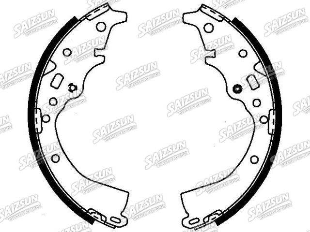 刹车蹄片 Brake Shoe Set:04495-43060