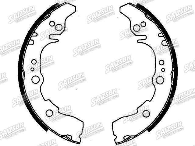 刹车蹄片 Brake Shoe Set:04495-97501-000