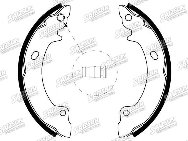 刹车蹄片 Brake Shoe Set:58305-23A00