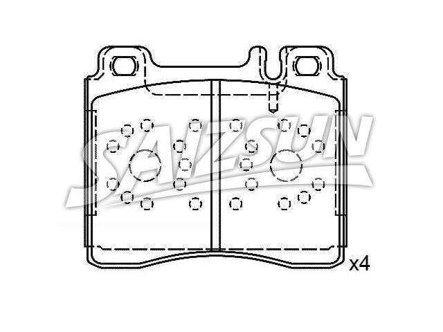 刹车片 Brake Pad Set:002 420 12 20