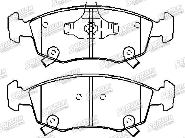 刹车片 Brake Pad Set:68174157AA