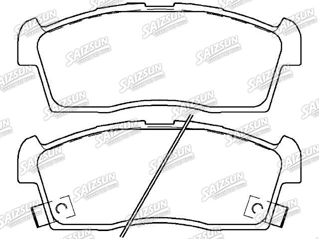 刹车片 Brake Pad Set:4605A954