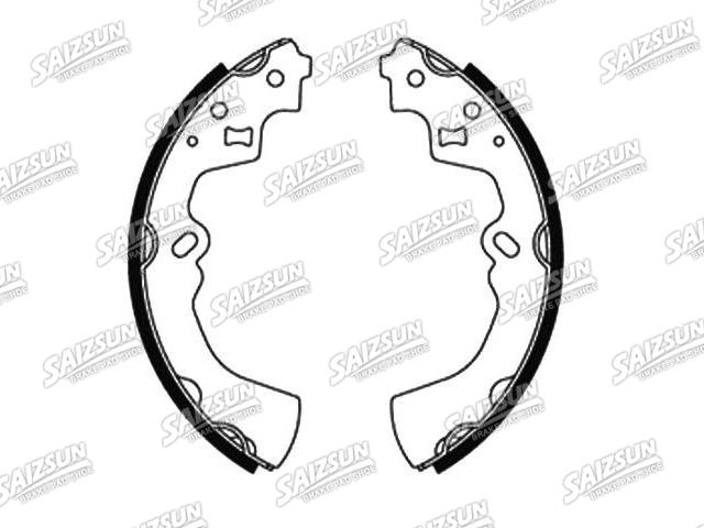 刹车蹄片 Brake Shoe Set:H029-26-310
