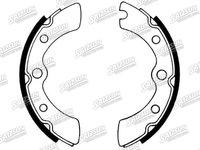 刹车蹄片 Brake Shoe Set:K5501