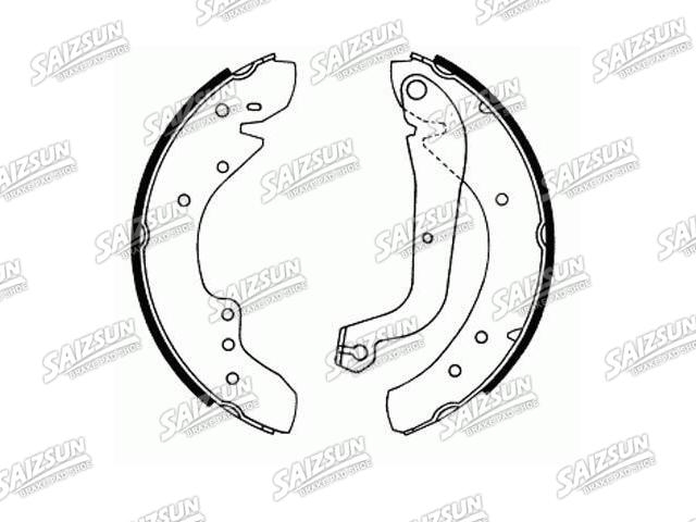 刹车蹄片 Brake Shoe Set:9946560