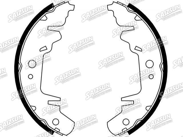 刹车蹄片 Brake Shoe Set:0K56A-26-38Z