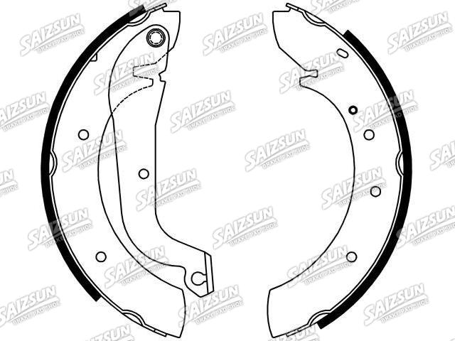 刹车蹄片 Brake Shoe Set:95643714