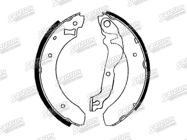 刹车蹄片 Brake Shoe Set:5 020 986