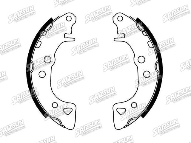 刹车蹄片 Brake Shoe Set:95654079