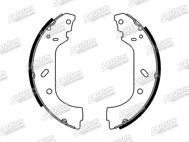 刹车蹄片 Brake Shoe Set:4241.3G