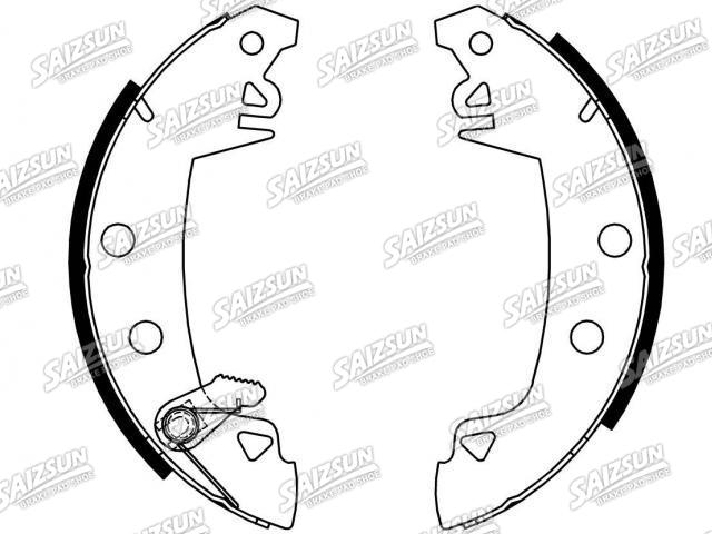 刹车蹄片 Brake Shoe Set:95624959