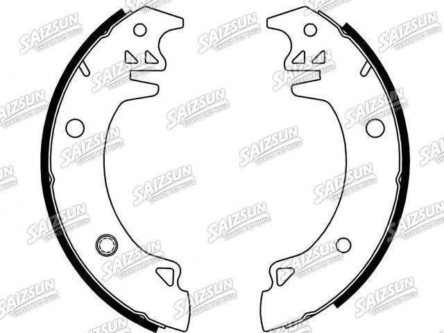刹车蹄片 Brake Shoe Set:77 01 202 904