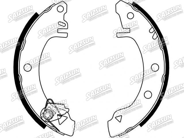 刹车蹄片 Brake Shoe Set:5 020 560