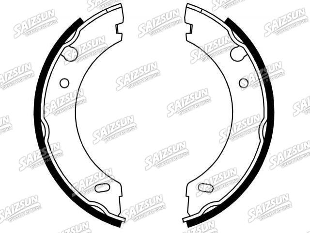 刹车蹄片 Brake Shoe Set:13877980