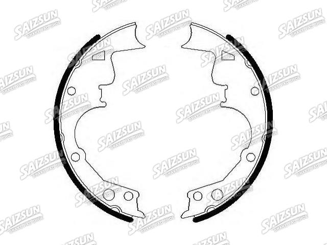 刹车蹄片 Brake Shoe Set:12300219