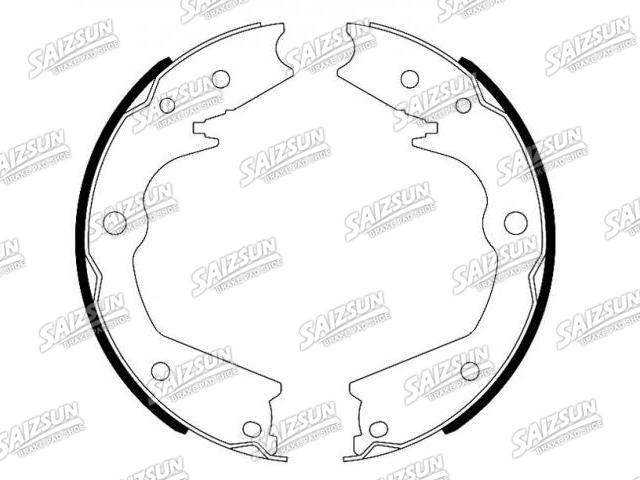刹车蹄片 Brake Shoe Set:43153-S9V-A01