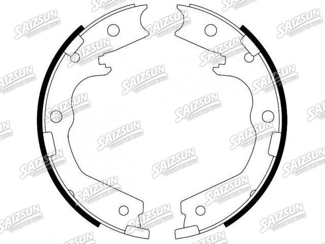 刹车蹄片 Brake Shoe Set:8-97034-737-1
