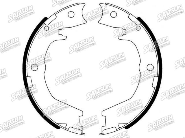 刹车蹄片 Brake Shoe Set:58350-4DU00
