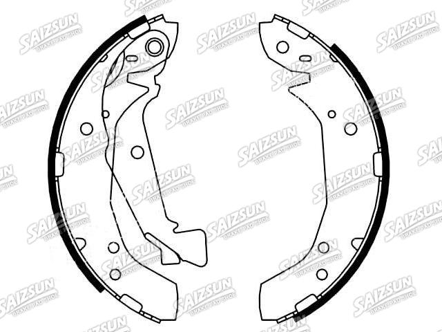 刹车蹄片 Brake Shoe Set:58302-38A00