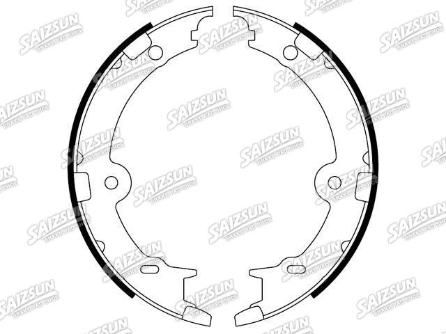 刹车蹄片 Brake Shoe Set:46530-50040