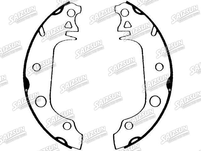 刹车蹄片 Brake Shoe Set:D8RZ-2200-A