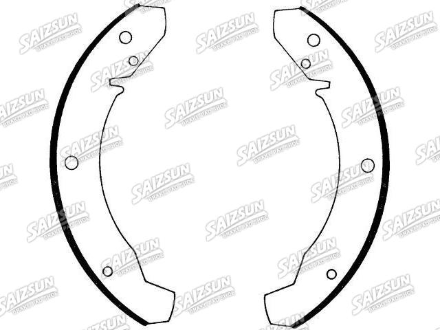 刹车蹄片 Brake Shoe Set:131 609 537C