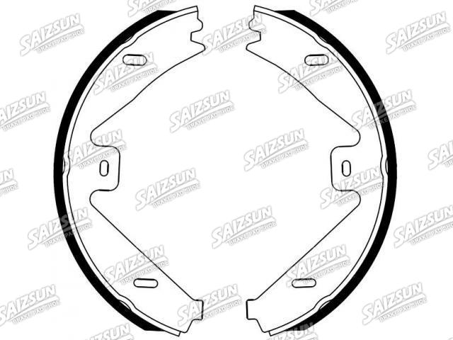 刹车蹄片 Brake Shoe Set:005 420 36 20