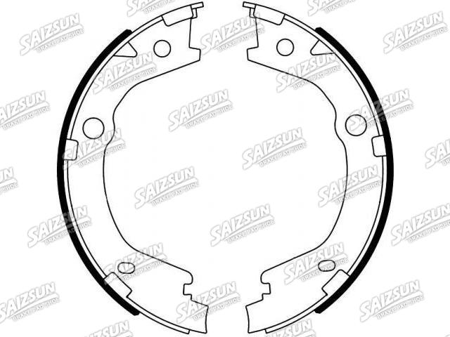 刹车蹄片 Brake Shoe Set:58250-3K000