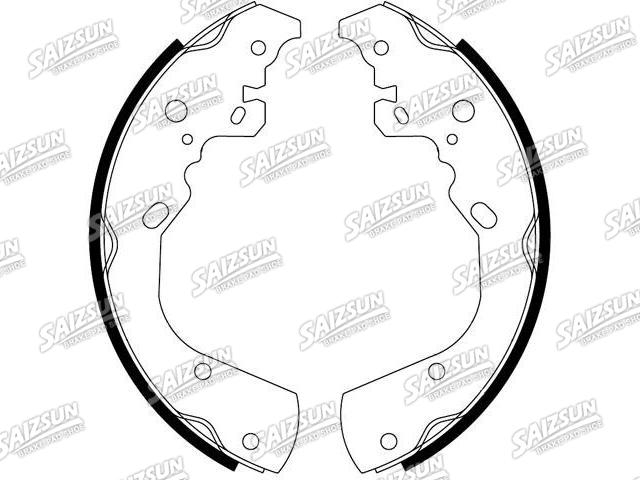 刹车蹄片 Brake Shoe Set:05159106AA
