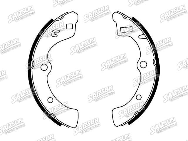 刹车蹄片 Brake Shoe Set:43153-SA3-N51