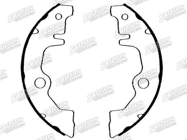 刹车蹄片 Brake Shoe Set:486-1343