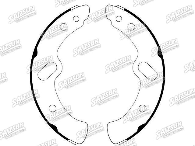 刹车蹄片 Brake Shoe Set:S672-1458