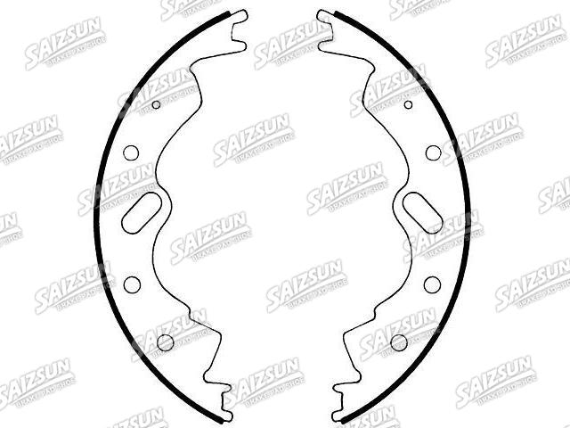 刹车蹄片 Brake Shoe Set:355-1236
