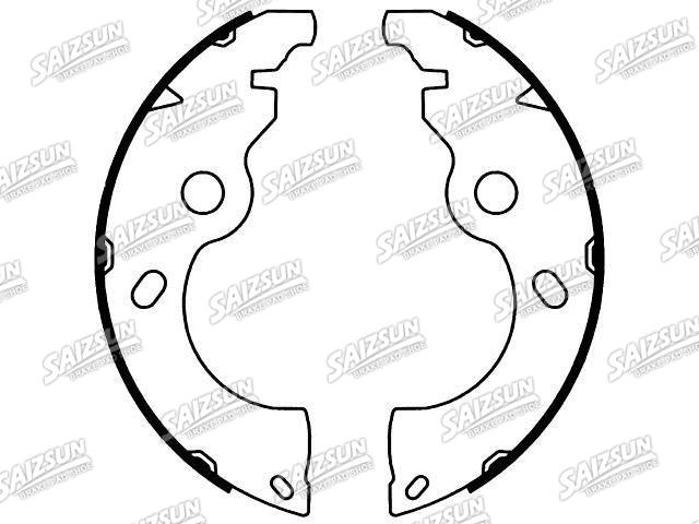 刹车蹄片 Brake Shoe Set:2E3Z-2007-BA