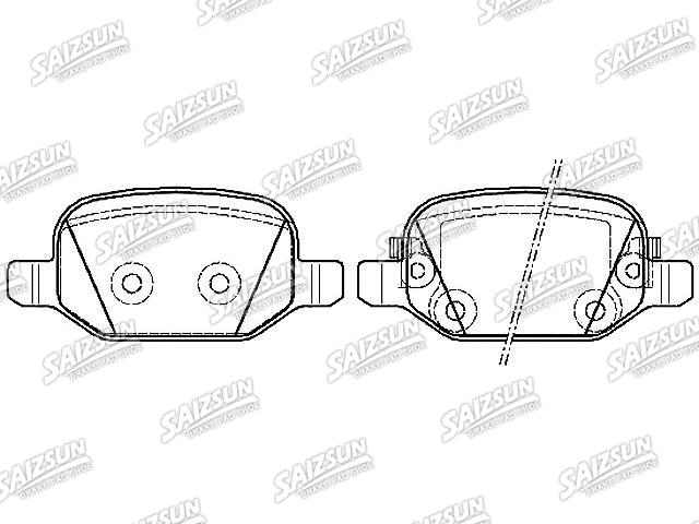 刹车片 Brake Pad Set:77366457