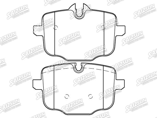刹车片 Brake Pad Set:34 21 6 870 552