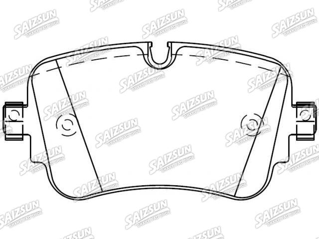 刹车片 Brake Pad Set:4M0 698 451 G