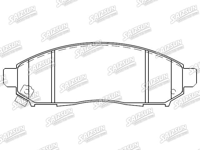 刹车片 Brake Pad Set:D1060-ZP00C