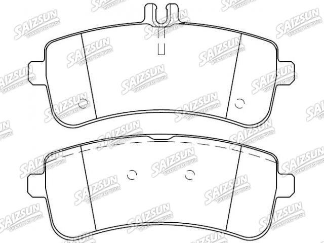 刹车片 Brake Pad Set:000 420 37 00