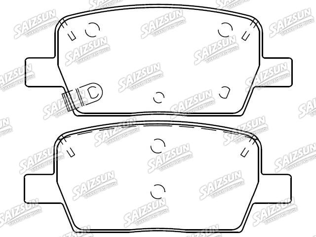刹车片 Brake Pad Set:23341199
