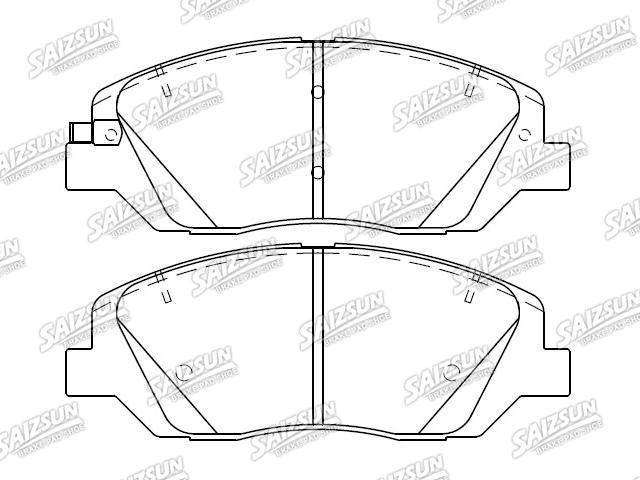 刹车片 Brake Pad Set:58101-2WA40