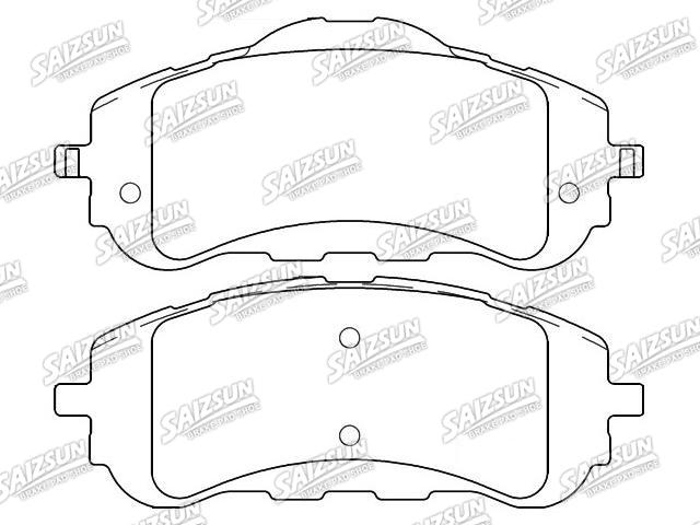 刹车片 Brake Pad Set:16 104 287 80