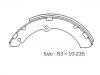 刹车蹄片 Brake Shoe Set:NR1080