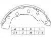 刹车蹄片 Brake Shoe Set:K6733