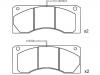 刹车片 Brake Pad Set:5000 814 345