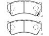 刹车片 Brake Pad Set:55810-64G00